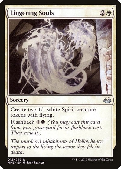 Lingering Souls (MM3) #12 Uncommon (Lightly Played) Modern Masters 2017 Magic: The Gathering: 2017