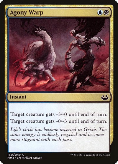 Agony Warp (MM3) #150 Common (Lightly Played) Modern Masters 2017 Magic: The Gathering: 2017
