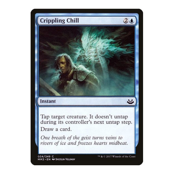 Crippling Chill (MM3) #34 Common (Lightly Played) Modern Masters 2017 Magic: The Gathering: 2017