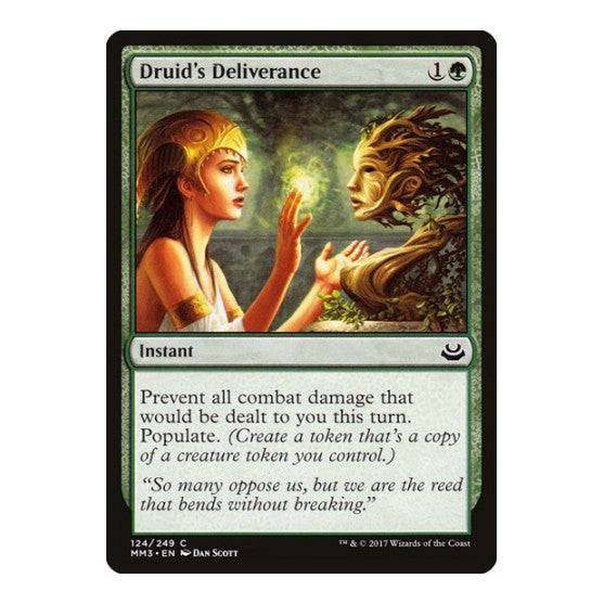 Druids Deliverance (MM3) #124 Common (Lightly Played) Modern Masters 2017 Magic: The Gathering: 2017