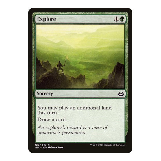 Explore (MM3) #125 Common (Heavily Played) Modern Masters 2017 Magic: The Gathering: 2017