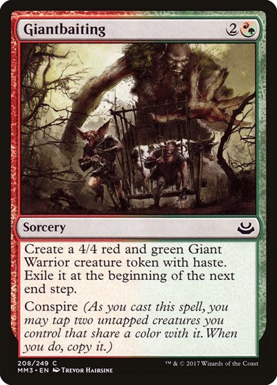 Giantbaiting (MM3) #208 Common Modern Masters 2017 Magic: 2017