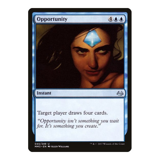 Opportunity (MM3) #45 Uncommon (Foil Lightly Played) Modern Masters 2017 Magic: The Gathering: 2017