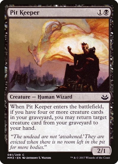 Pit Keeper (MM3) #81 Common (Lightly Played) Modern Masters 2017 Magic: 2017