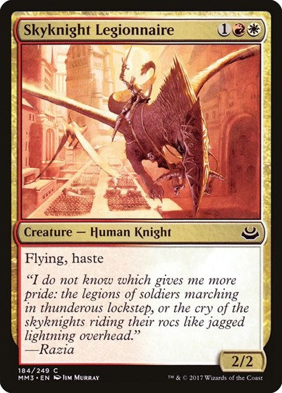 Skyknight Legionnaire (MM3) #184 Common (Lightly Played) Modern Masters 2017 Magic: The Gathering: 2017