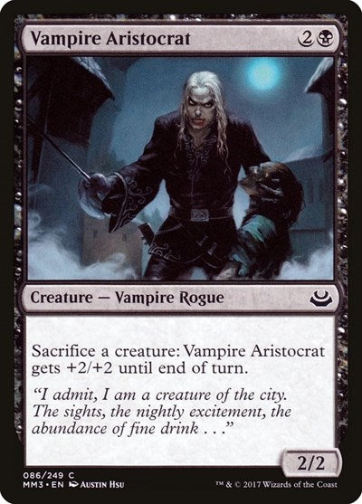 Vampire Aristocrat (MM3) #86 Common (Lightly Played) Modern Masters 2017 Magic: 2017
