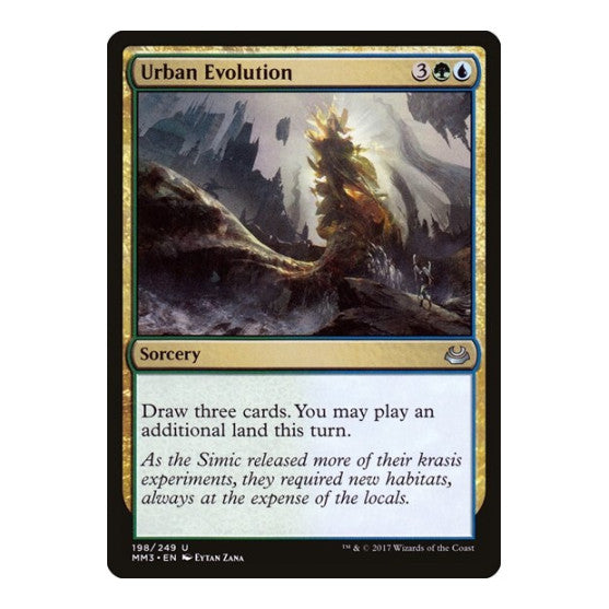 Urban Evolution (MM3) #198 Uncommon (Lightly Played) Modern Masters 2017 Magic: The Gathering: 2017
