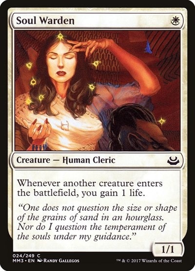Soul Warden (MM3) #24 Common (Near Mint) Modern Masters 2017 Magic: The Gathering: 2017
