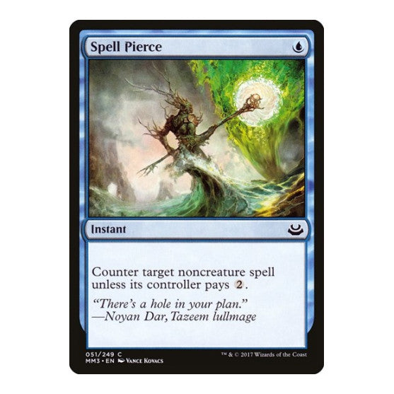 Spell Pierce (MM3) #51 Common (Lightly Played) Modern Masters 2017 Magic: The Gathering: 2017