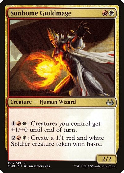Sunhome Guildmage (MM3) #191 Uncommon (Lightly Played) Modern Masters 2017 Magic: The Gathering: 2017