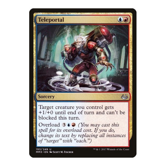Teleportal (MM3) #193 Uncommon (Lightly Played) Modern Masters 2017 Magic: The Gathering: 2017