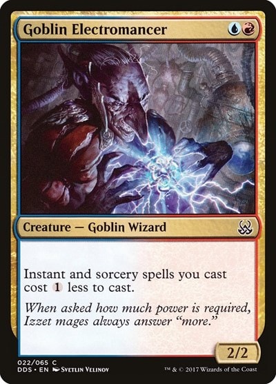 Goblin Electromancer (DDS) #22 Common (Lightly Played) Duel Decks: Mind vs. Might Magic: The Gathering: 2017