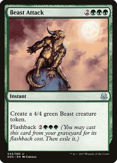 Beast Attack (DDS) #43 Uncommon (Lightly Played) Duel Decks: Mind vs. Might Magic: The Gathering: 2017