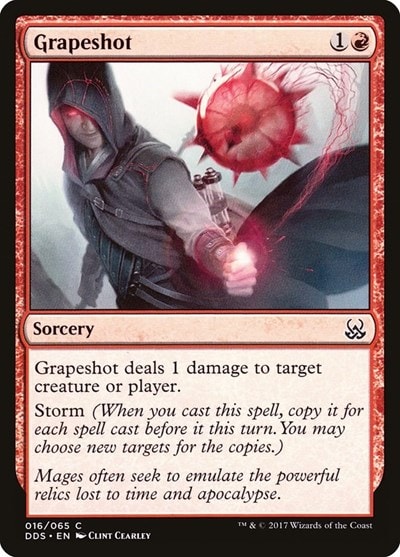 Grapeshot (DDS) #16 Common (Lightly Played) Duel Decks: Mind vs. Might Magic: The Gathering: 2017