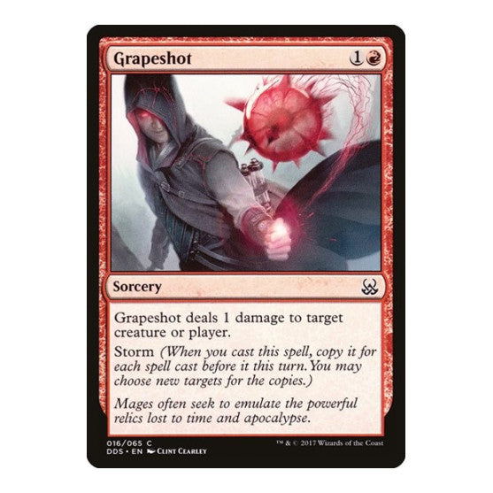 Grapeshot (DDS) #16 Common (Lightly Played) Duel Decks: Mind vs. Might Magic: The Gathering: 2017