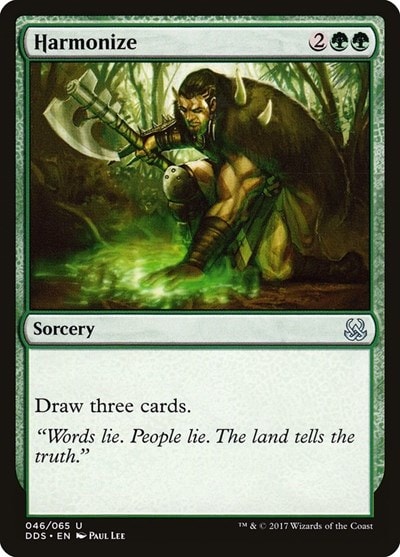 Harmonize (DDS) #46 Uncommon (Lightly Played) Duel Decks: Mind vs. Might Magic: The Gathering: 2017