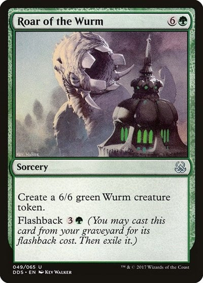 Roar of the Wurm (DDS) #49 Uncommon (Lightly Played) Duel Decks: Mind vs. Might Magic: The Gathering: 2017