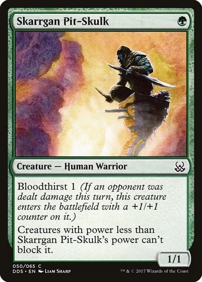 Skarrgan Pit Skulk (DDS) #50 Common (Lightly Played) Duel Decks: Mind vs. Might Magic: The Gathering: 2017