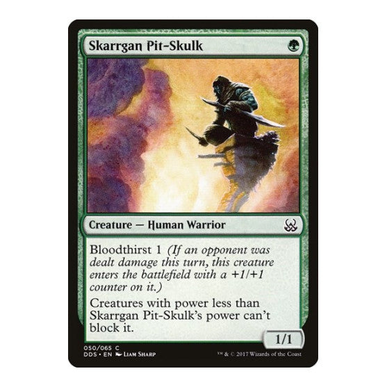 Skarrgan Pit-Skulk (DDS) #50 Common (Lightly Played) Duel Decks: Mind vs. Might Magic: The Gathering: 2017