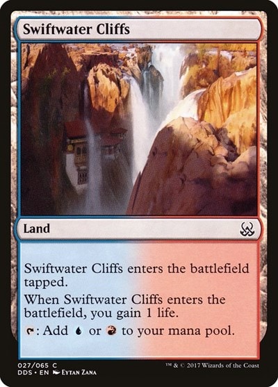 Swiftwater Cliffs (DDS) #27 Common (Lightly Played) Duel Decks: Mind vs. Might Magic: The Gathering: 2017