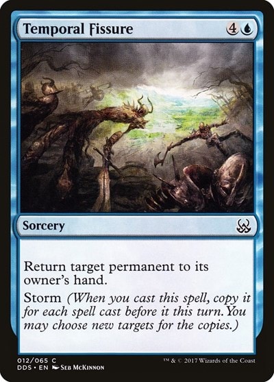 Temporal Fissure (DDS) #12 Common (Lightly Played) Duel Decks: Mind vs. Might Magic: The Gathering: 2017