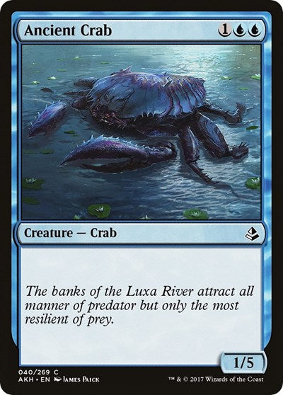 Ancient Crab (AKH) #40 Common (Lightly Played) Amonkhet Magic: The Gathering: 2017