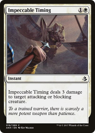 Impeccable Timing (AKH) #18 Common (Lightly Played) Amonkhet Magic: 2017