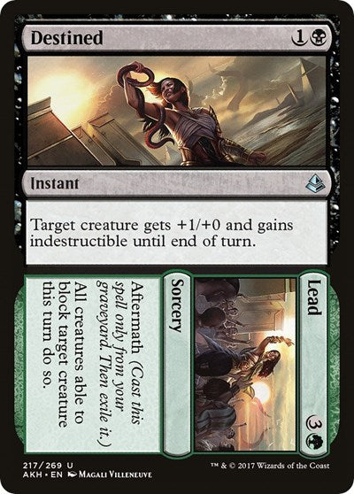 Destined Lead (AKH) #217 Uncommon (Lightly Played) Amonkhet Magic: The Gathering: 2017