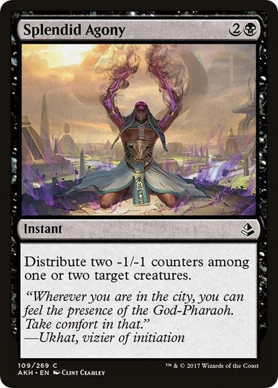Splendid Agony (AKH) #109 Common (Lightly Played) Amonkhet Magic: The Gathering: 2017