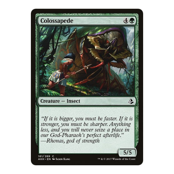 Colossapede (AKH) #161 Common (Moderately Played) Amonkhet Magic: The Gathering: 2017