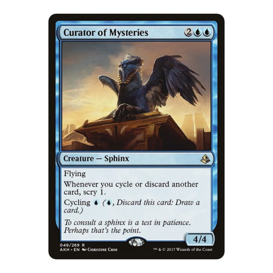 Curator of Mysteries (AKH) #49 Rare (Lightly Played) Amonkhet Magic: The Gathering: 2017