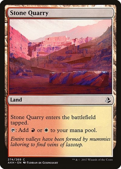 Stone Quarry (AKH) #274 Common Amonkhet Magic: The Gathering: 2017