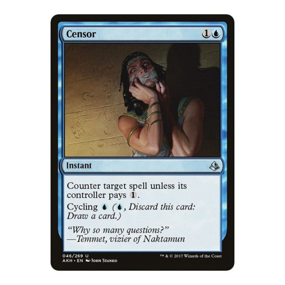 Censor (AKH) #46 Uncommon (Lightly Played) Amonkhet Magic: The Gathering: 2017