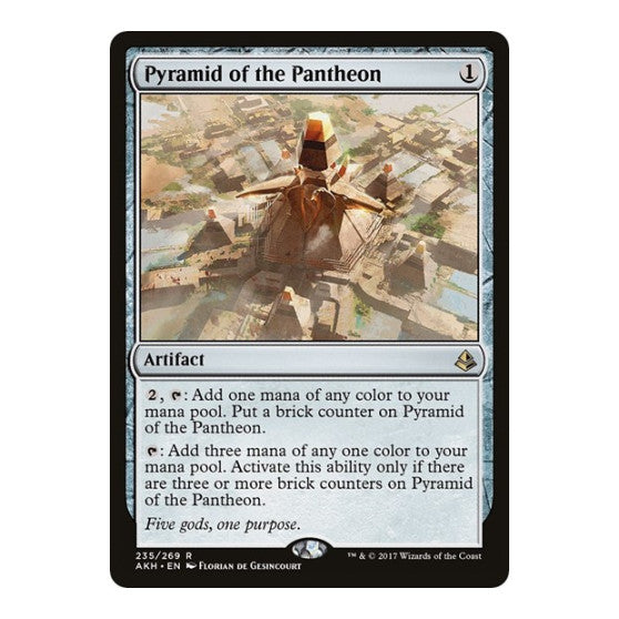 Pyramid of the Pantheon (AKH) #235 Rare (Lightly Played) Amonkhet Magic: The Gathering: 2017