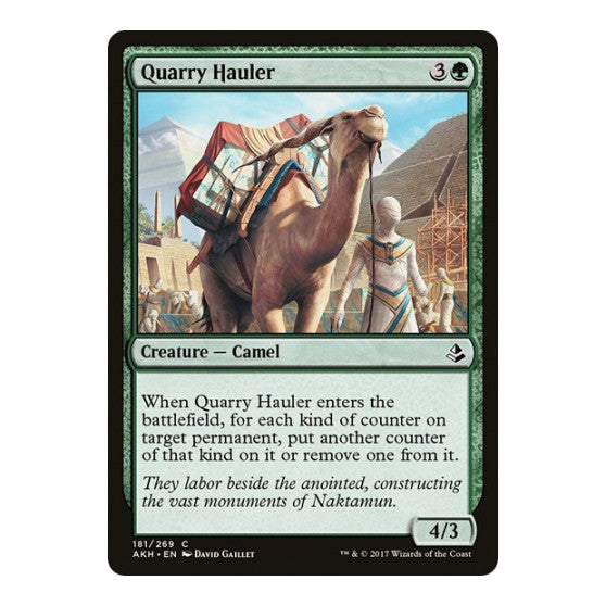 Quarry Hauler (AKH) #181 Common (Heavily Played) Amonkhet Magic: The Gathering: 2017