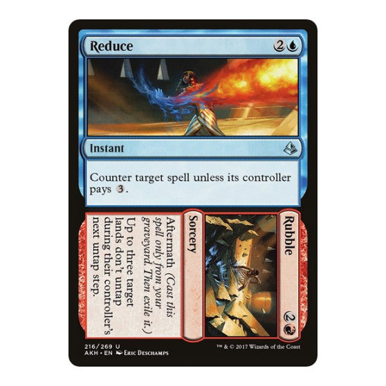 Reduce // Rubble (AKH) #216 Uncommon (Lightly Played) Amonkhet Magic: The Gathering: 2017