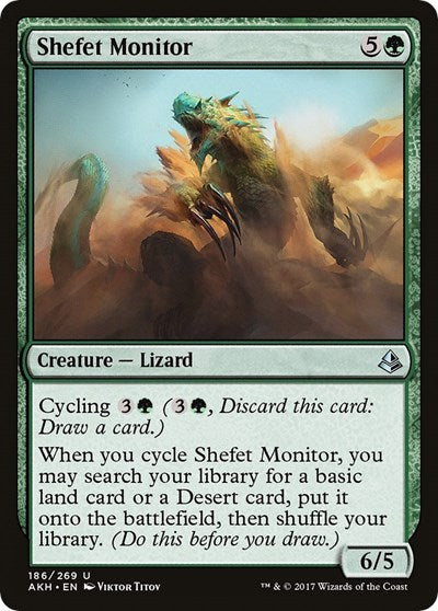 Shefet Monitor (AKH) #186 Uncommon Amonkhet Magic: The Gathering: 2017