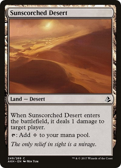 2017 Magic: Amonkhet (AKH) - Sunscorched Desert (#249, Common)