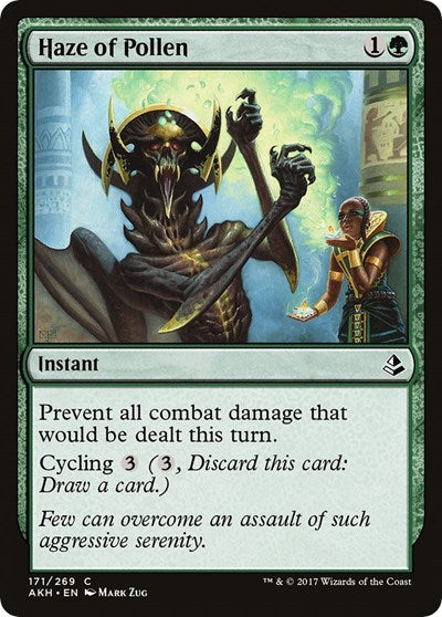 Haze of Pollen (AKH) #171 Common (Moderately Played) Amonkhet Magic: The Gathering: 2017