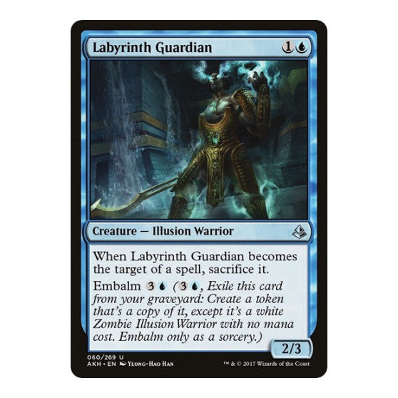 Labyrinth Guardian (AKH) #60 Uncommon (Lightly Played) Amonkhet Magic: The Gathering: 2017
