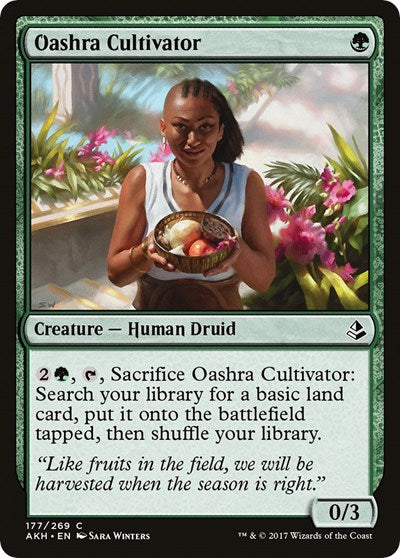 Oashra Cultivator (AKH) #177 Common (Lightly Played) Amonkhet Magic: The Gathering: 2017