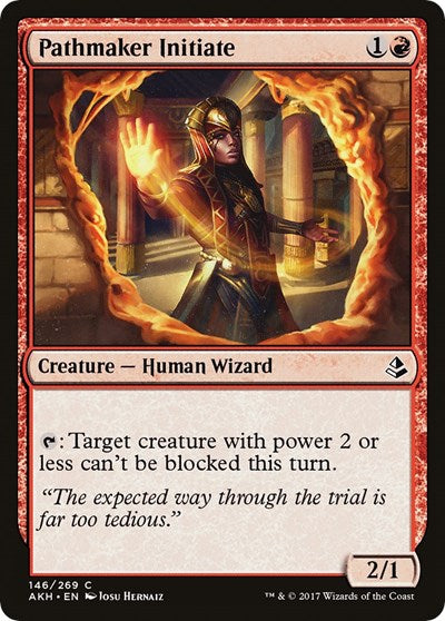 Pathmaker Initiate (AKH) #146 Common (Moderately Played) Amonkhet Magic: The Gathering: 2017