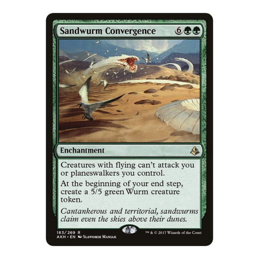 Sandwurm Convergence (AKH) #183 Rare (Lightly Played) Amonkhet Magic: The Gathering: 2017