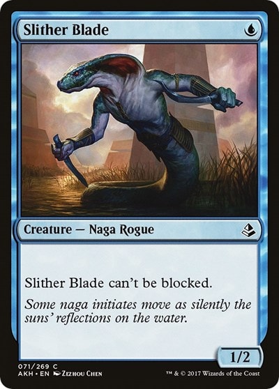 Slither Blade (AKH) #71 Common (Lightly Played) Amonkhet Magic: The Gathering: 2017