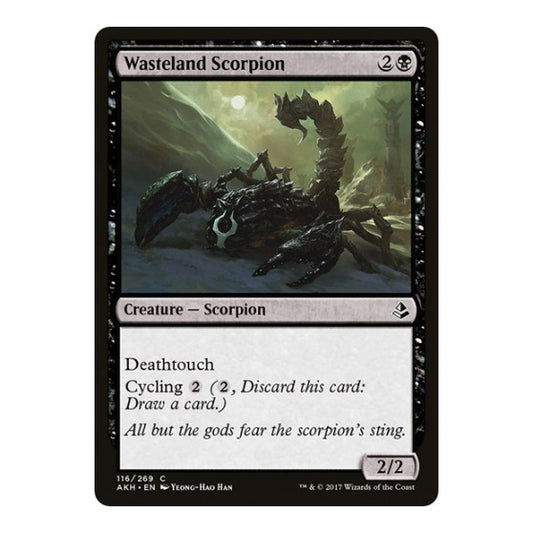 Wasteland Scorpion (AKH) #116 Common (Lightly Played) Amonkhet Magic: The Gathering: 2017