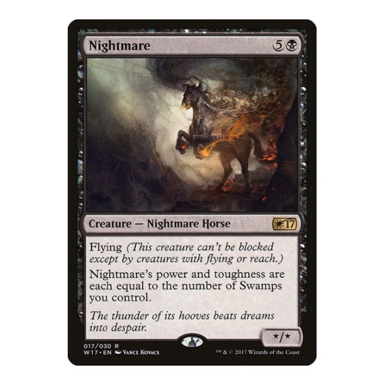Nightmare (W17) #17 Rare Welcome Deck 2017 Magic: The Gathering: 2017