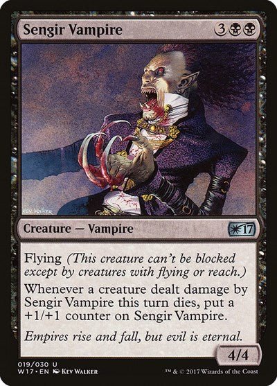 Sengir Vampire (W17) #19 Uncommon (Lightly Played) Welcome Deck 2017 Magic: The Gathering: 2017
