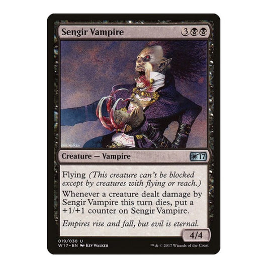 Sengir Vampire (W17) #19 Uncommon (Lightly Played) Welcome Deck 2017 Magic: The Gathering: 2017