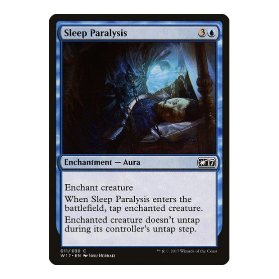 Sleep Paralysis (W17) #11 Common (Lightly Played) Welcome Deck 2017 Magic: The Gathering: 2017