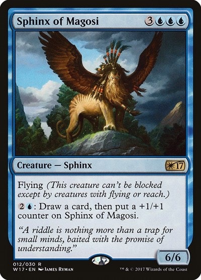 Sphinx of Magosi (W17) #12 Rare (Lightly Played) Welcome Deck 2017 Magic: The Gathering: 2017